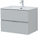 Aquanet Мебель для ванной Алвита New 70 2 ящика подвесная серая матовая – фотография-18